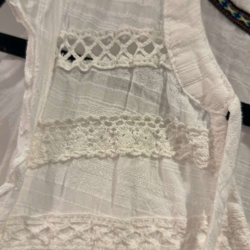 Knox Rose Flutter Sleeve MIDI Dress White M - Picture 4 of 9